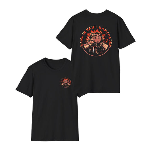 T-shirt regular - Hand in hand - Kameraden - logo voor groot