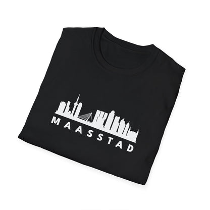 T-shirt regular - Skyline Maasstad - logo voor groot