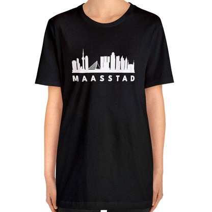 T-shirt regular - Skyline Maasstad - logo voor groot