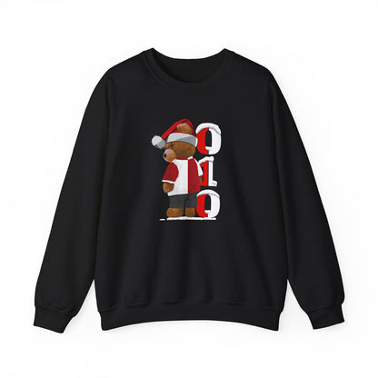Sweater regular zwart - Kerst 010 Beer