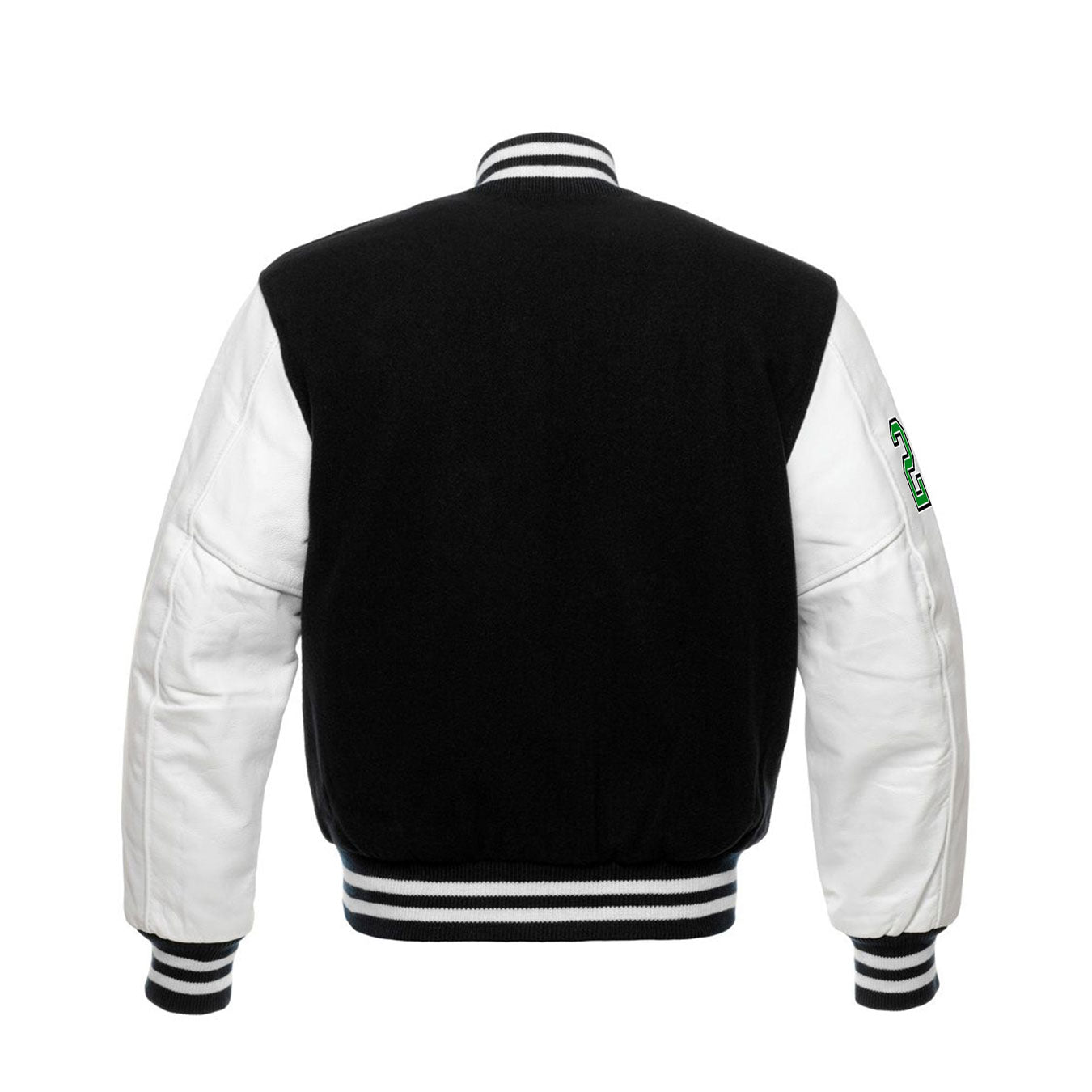 Varsity jas zwart - F R - 29 - logo's voor