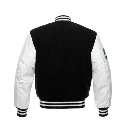 Varsity jas zwart - F R - 29 - logo's voor