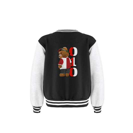Varsity jas zwart - kids - 010 Beer